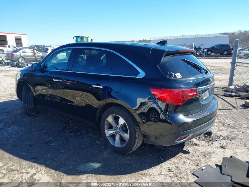 2014 ACURA MDX - 5FRYD4H28EB029905
