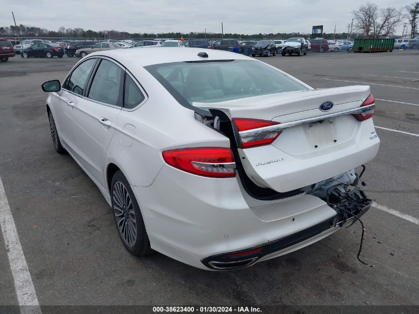 2017 FORD FUSION SE - 3FA6P0T97HR362666