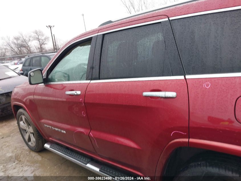 2014 JEEP GRAND CHEROKEE OVERLAND - 1C4RJECG5EC212103