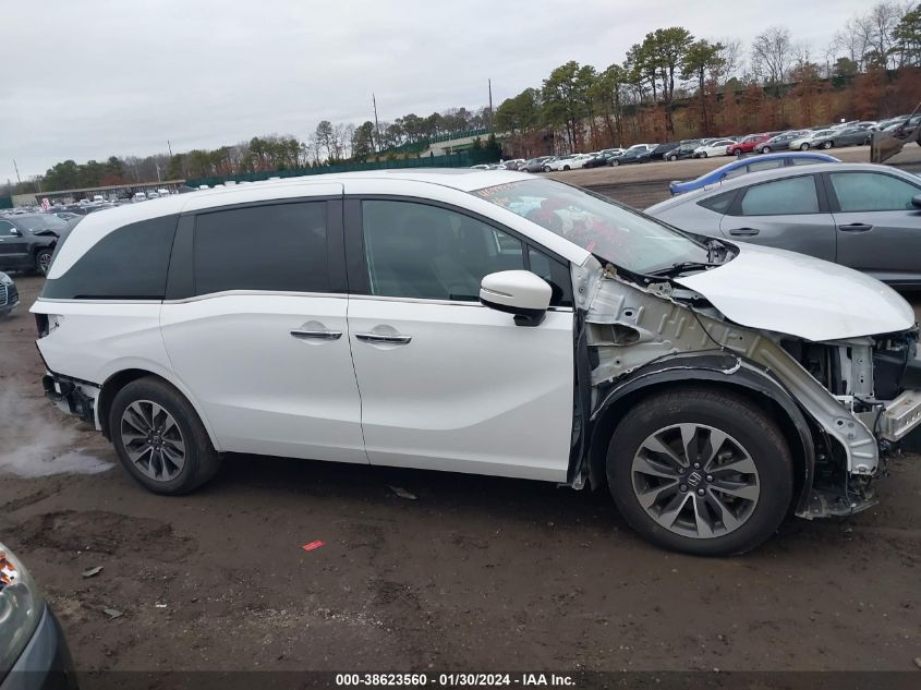 2021 HONDA ODYSSEY EX-L - 5FNRL6H78MB019258