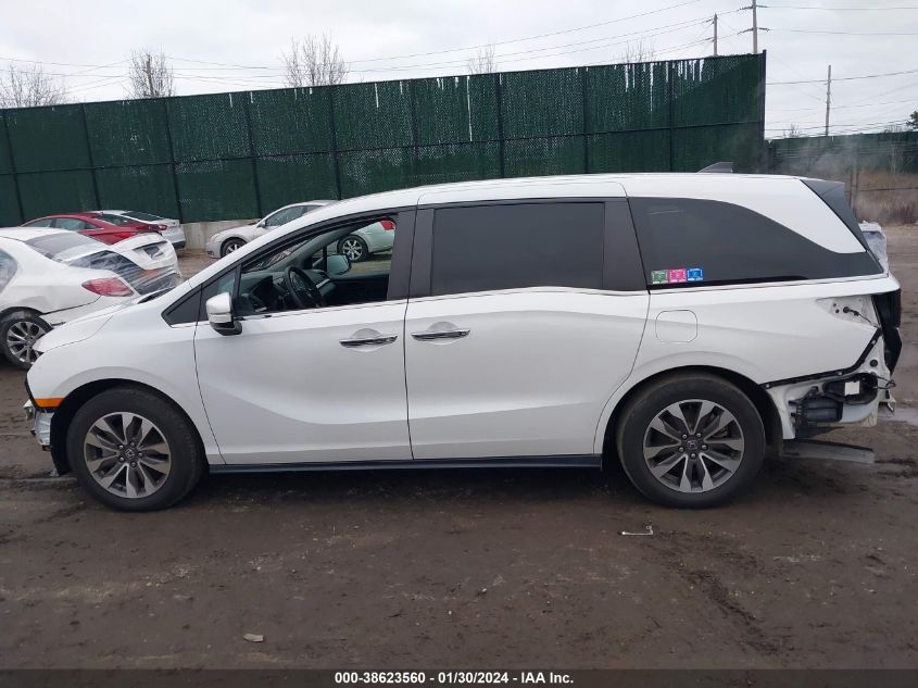 2021 HONDA ODYSSEY EX-L - 5FNRL6H78MB019258