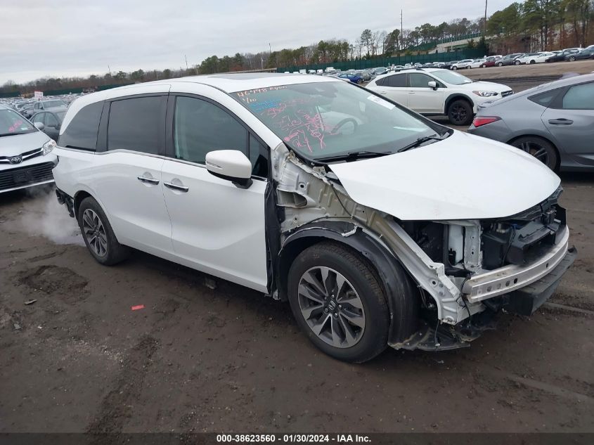 2021 HONDA ODYSSEY EX-L - 5FNRL6H78MB019258