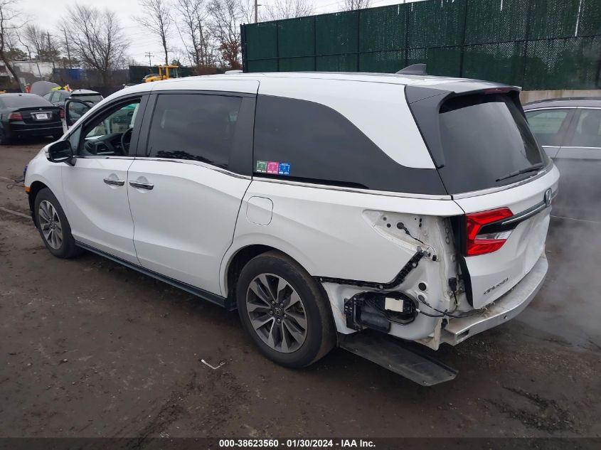 2021 HONDA ODYSSEY EX-L - 5FNRL6H78MB019258