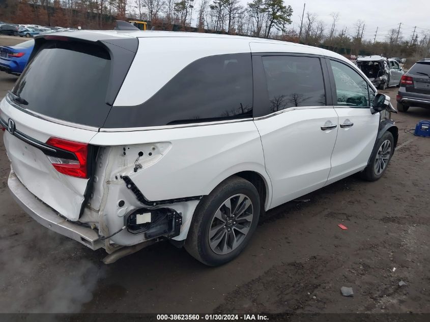 2021 HONDA ODYSSEY EX-L - 5FNRL6H78MB019258