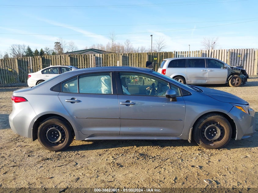 VIN JTDEPMAE0N3007930 2022 TOYOTA COROLLA LE