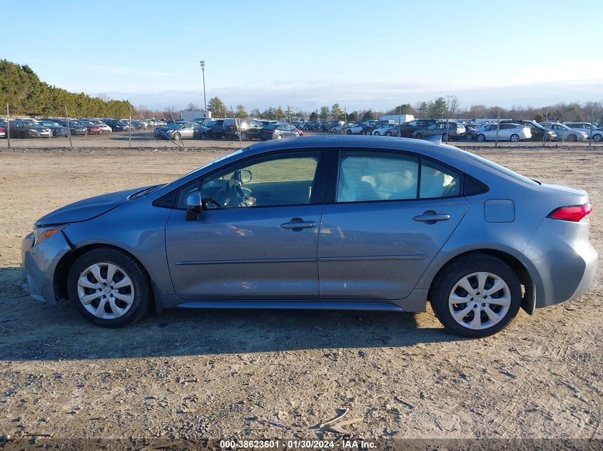 VIN JTDEPMAE0N3007930 2022 TOYOTA COROLLA LE