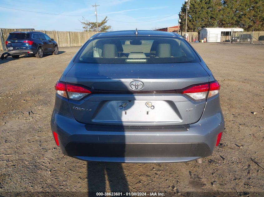 VIN JTDEPMAE0N3007930 2022 TOYOTA COROLLA LE