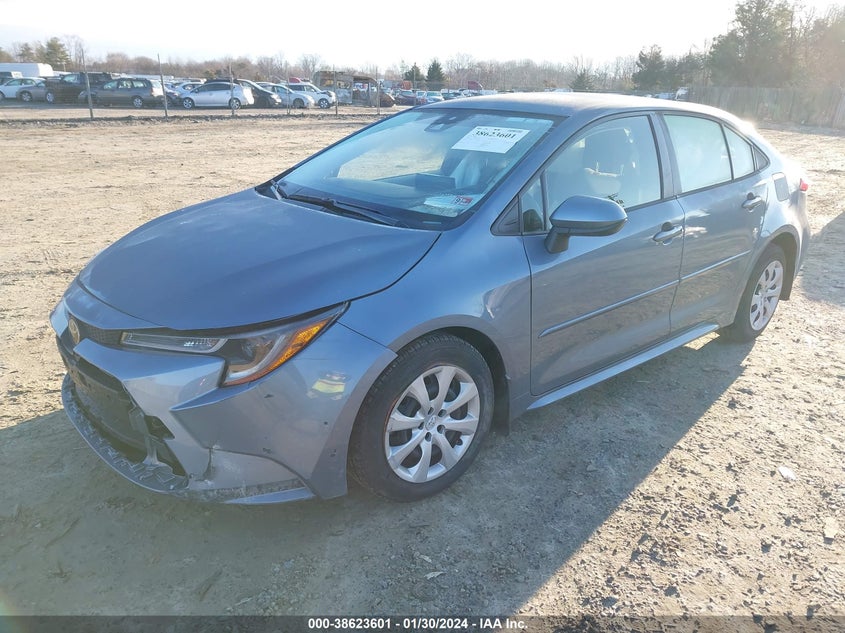 VIN JTDEPMAE0N3007930 2022 TOYOTA COROLLA LE