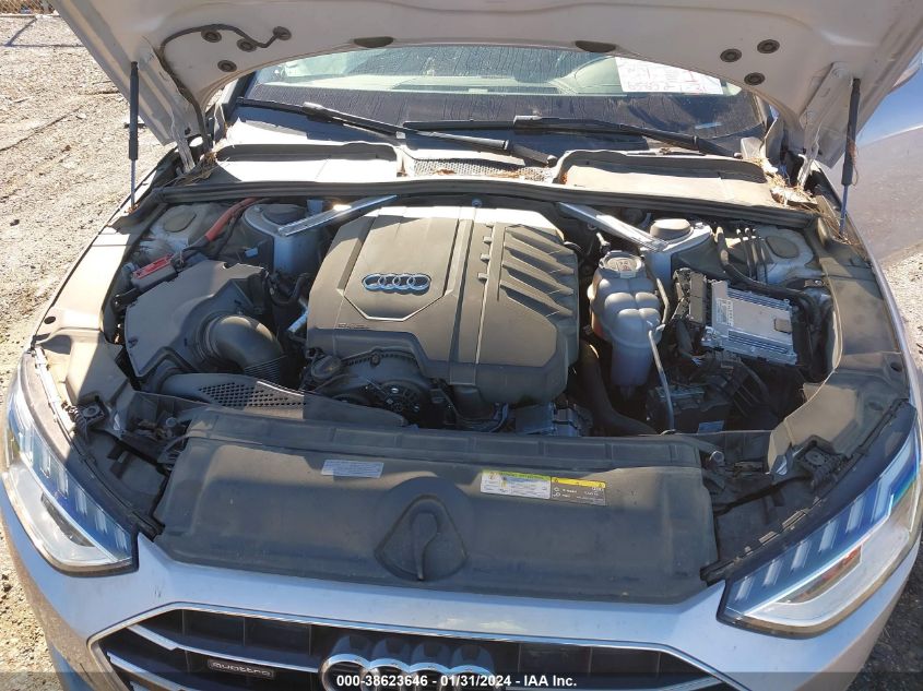 2021 AUDI A4 PREMIUM PLUS 40 - WAUBBAF43MN015004