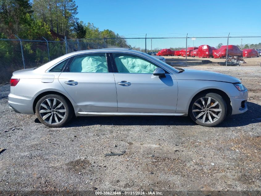 2021 AUDI A4 PREMIUM PLUS 40 - WAUBBAF43MN015004