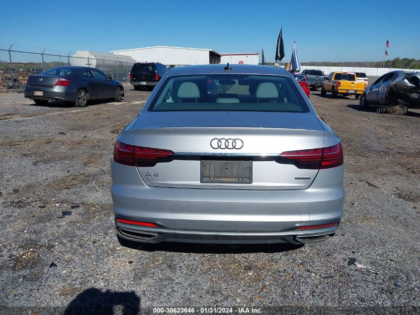 2021 AUDI A4 PREMIUM PLUS 40 - WAUBBAF43MN015004