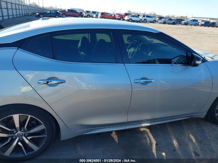 2019 NISSAN MAXIMA 3.5 SV - 1N4AA6AV0KC380771
