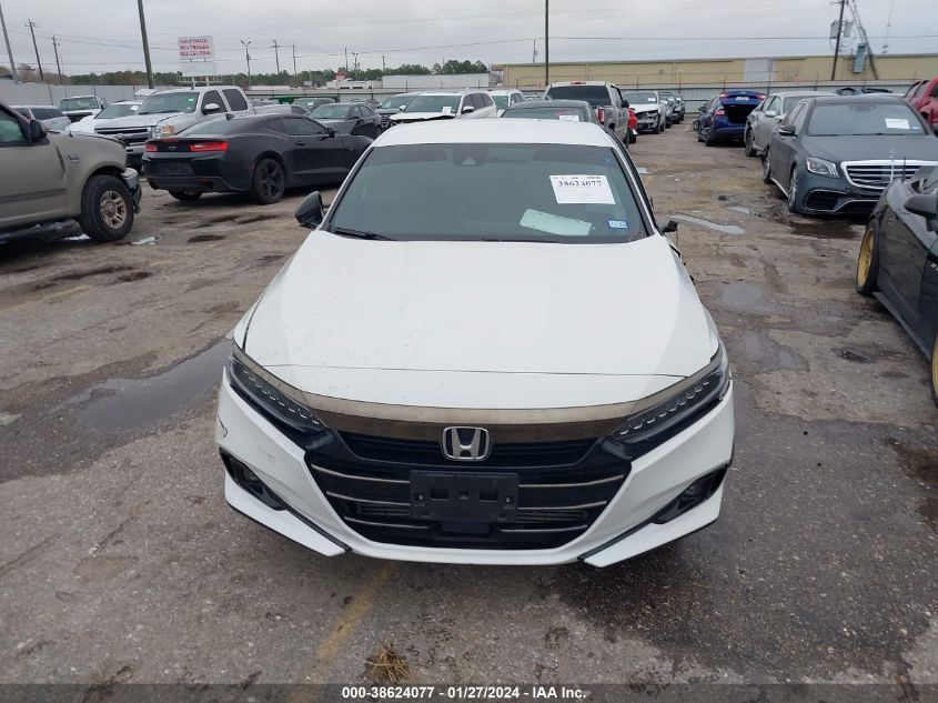 2022 HONDA ACCORD SPORT - 1HGCV1F32NA038855