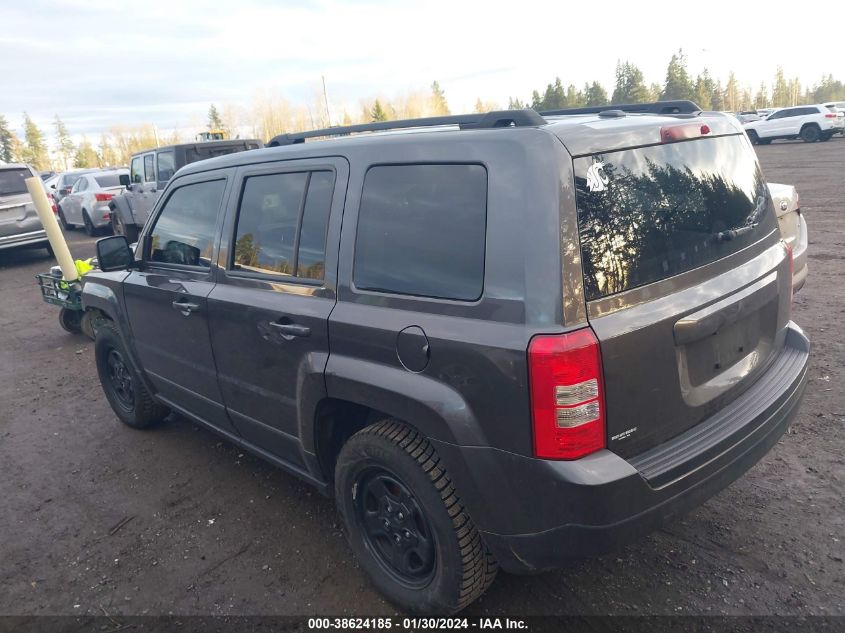 2016 JEEP PATRIOT SPORT - 1C4NJPBA3GD711728