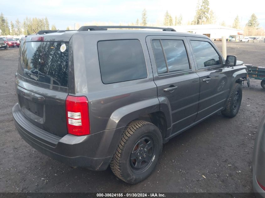 2016 JEEP PATRIOT SPORT - 1C4NJPBA3GD711728