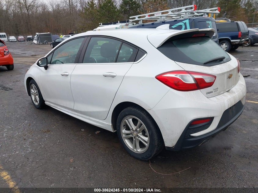 VIN 3G1BE6SM1JS588572 2018 CHEVROLET CRUZE LT