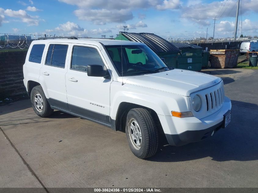 2014 JEEP PATRIOT SPORT - 1C4NJPBA3ED844017