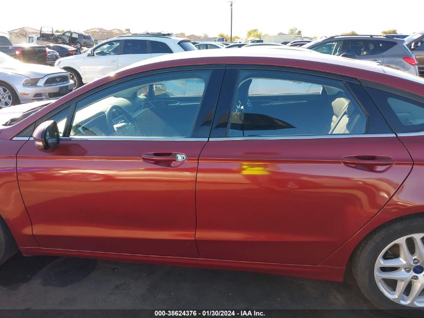 2014 FORD FUSION SE - 3FA6P0HD2ER398483