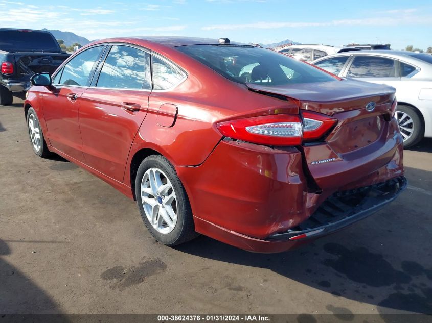 2014 FORD FUSION SE - 3FA6P0HD2ER398483