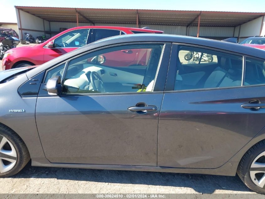 2017 TOYOTA PRIUS THREE TOURING - JTDKARFU7H3038341
