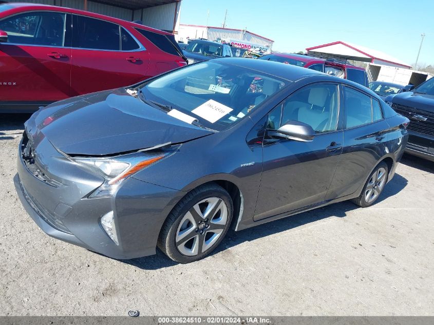 2017 TOYOTA PRIUS THREE TOURING - JTDKARFU7H3038341