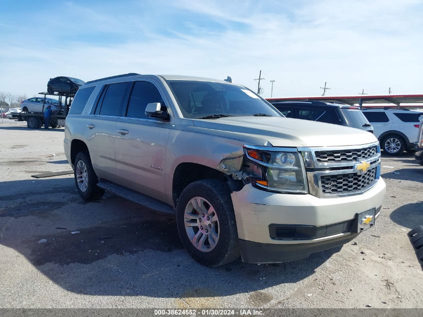 2015 CHEVROLET TAHOE C1500 LT - 1GNSCBKC3FR532440