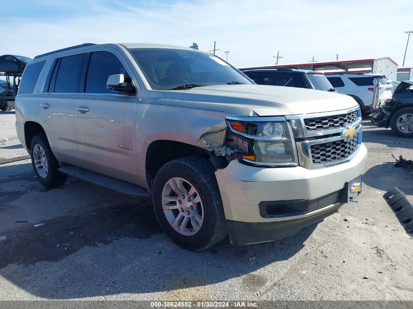 2015 CHEVROLET TAHOE C1500 LT - 1GNSCBKC3FR532440
