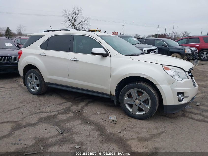 2014 CHEVROLET EQUINOX LTZ - 1GNALDEK7EZ109501