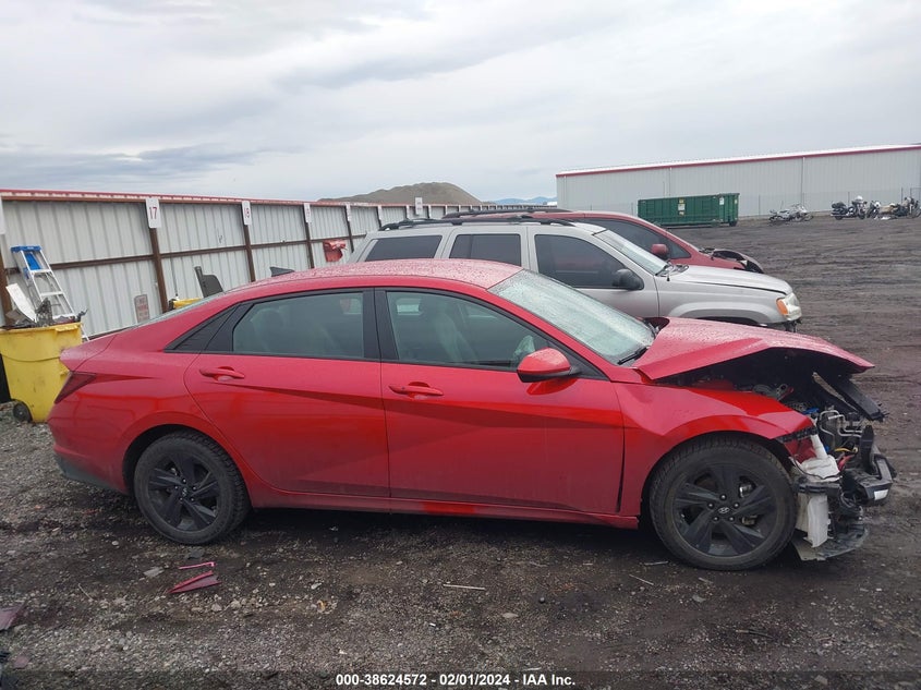 VIN 5NPLM4AG7MH009162 2021 HYUNDAI ELANTRA SEL