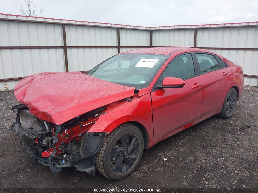 VIN 5NPLM4AG7MH009162 2021 HYUNDAI ELANTRA SEL
