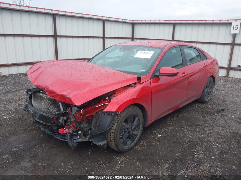 VIN 5NPLM4AG7MH009162 2021 HYUNDAI ELANTRA SEL