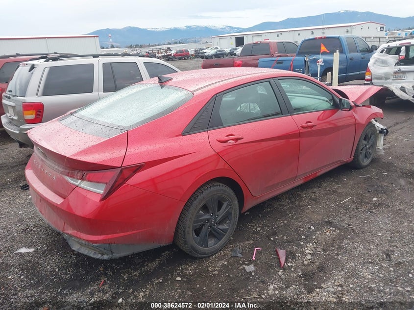 VIN 5NPLM4AG7MH009162 2021 HYUNDAI ELANTRA SEL