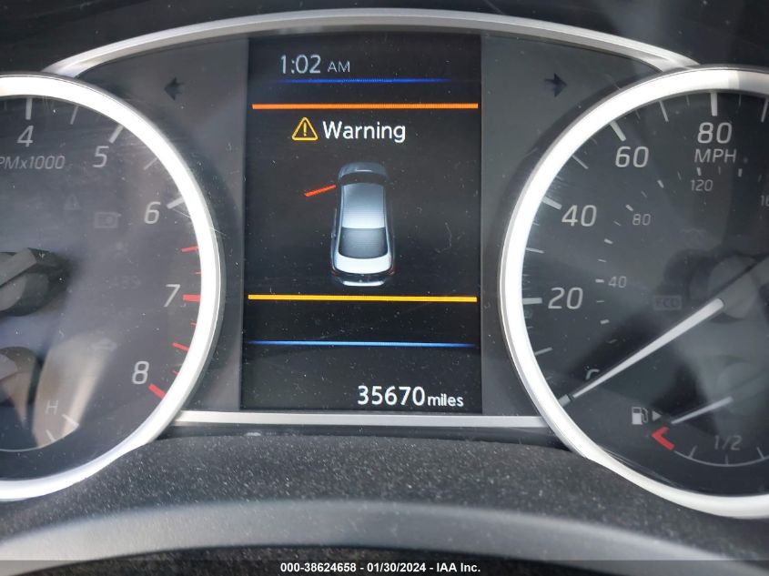 2019 NISSAN SENTRA SV - 3N1AB7AP3KY418535