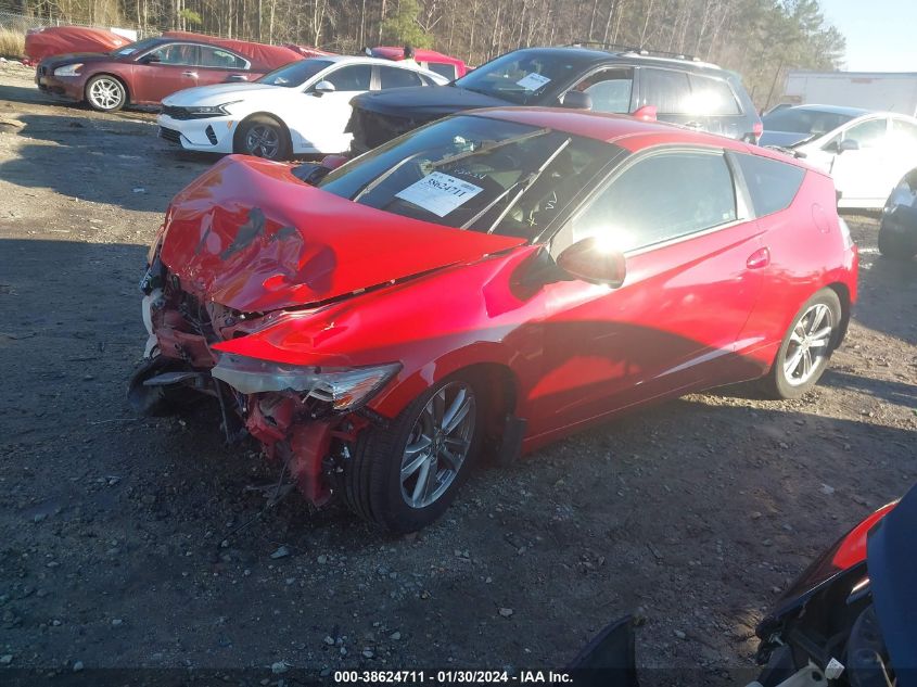 2013 HONDA CR-Z EX - JHMZF1D61DS002262