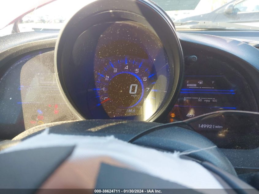 2013 HONDA CR-Z EX - JHMZF1D61DS002262