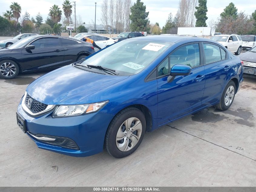 2014 HONDA CIVIC LX - 19XFB2F54EE266137
