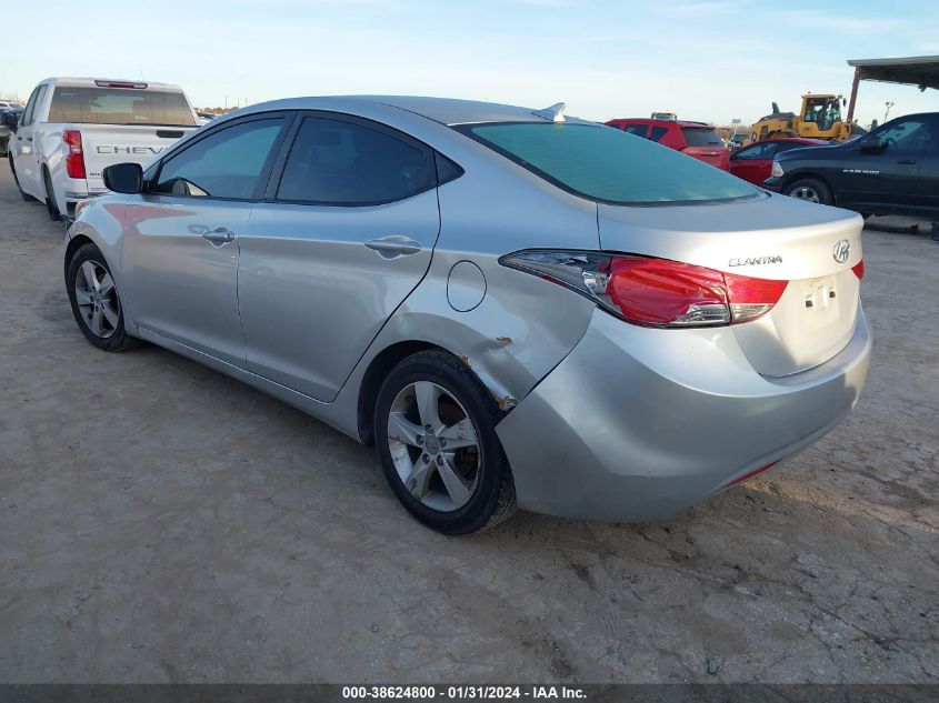 2013 HYUNDAI ELANTRA GLS/LIMITED - 5NPDH4AE3DH281800