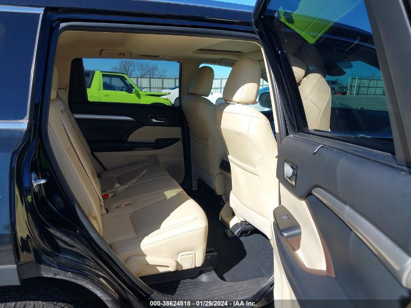 2019 TOYOTA HIGHLANDER XLE - 5TDKZRFH7KS555673