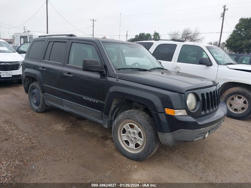 2014 JEEP PATRIOT SPORT - 1C4NJPBA7ED508628