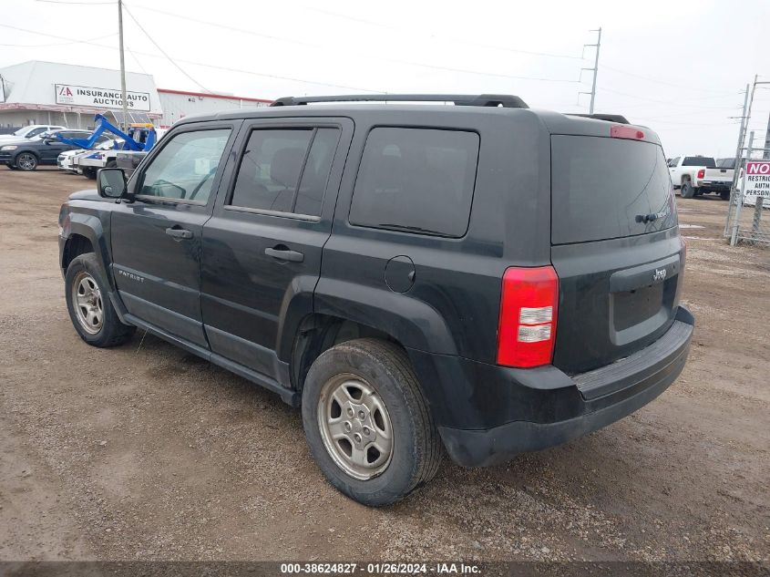 2014 JEEP PATRIOT SPORT - 1C4NJPBA7ED508628