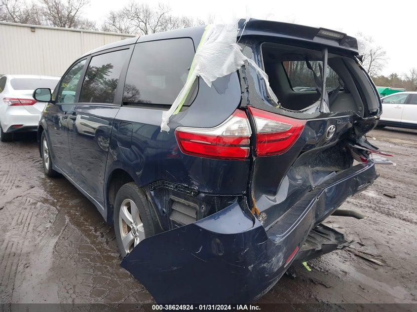 VIN 5TDZZ3DC4LS082657 2020 TOYOTA SIENNA L