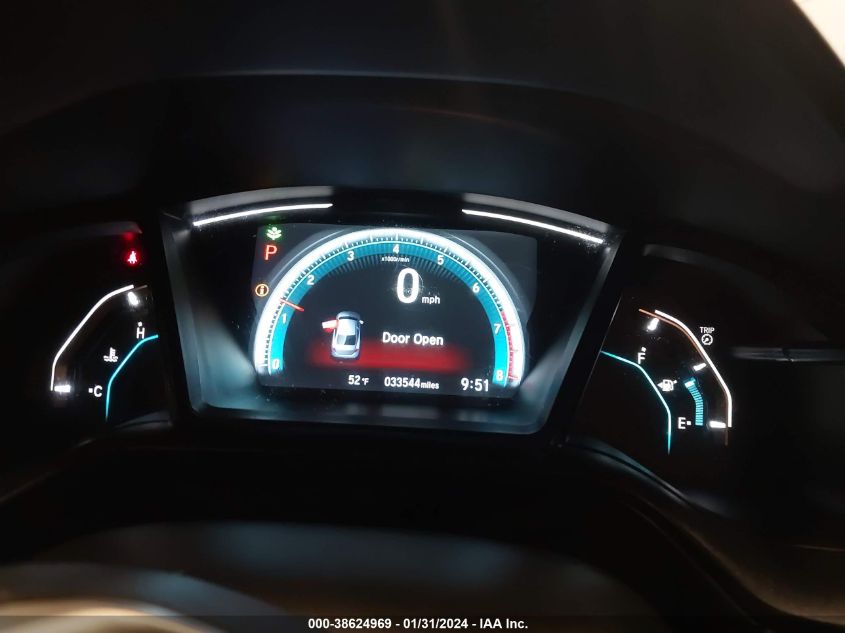 2019 HONDA CIVIC LX - 19XFC2F66KE211125