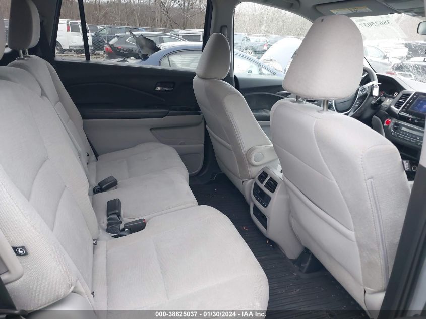 2017 HONDA PILOT EX - 5FNYF6H35HB068018