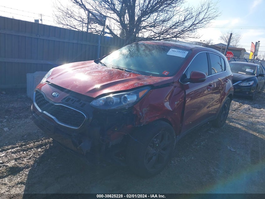 VIN KNDPMCAC1N7010984 2022 KIA SPORTAGE LX