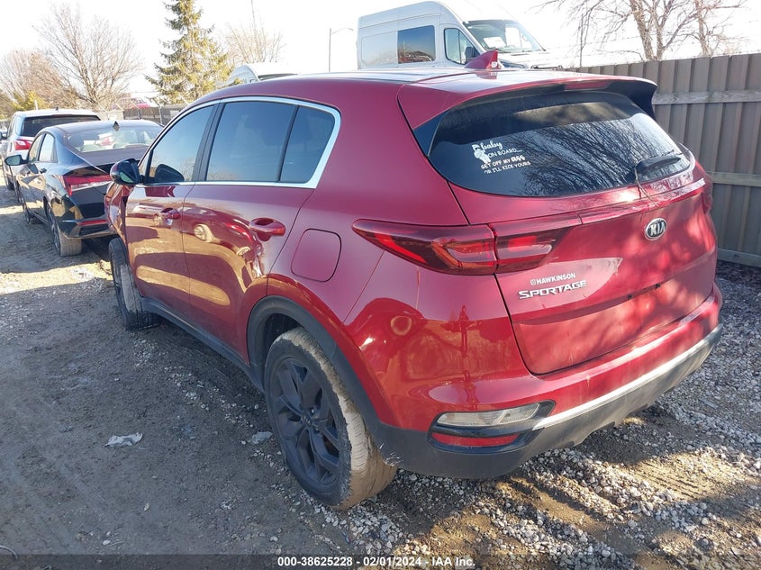 VIN KNDPMCAC1N7010984 2022 KIA SPORTAGE LX