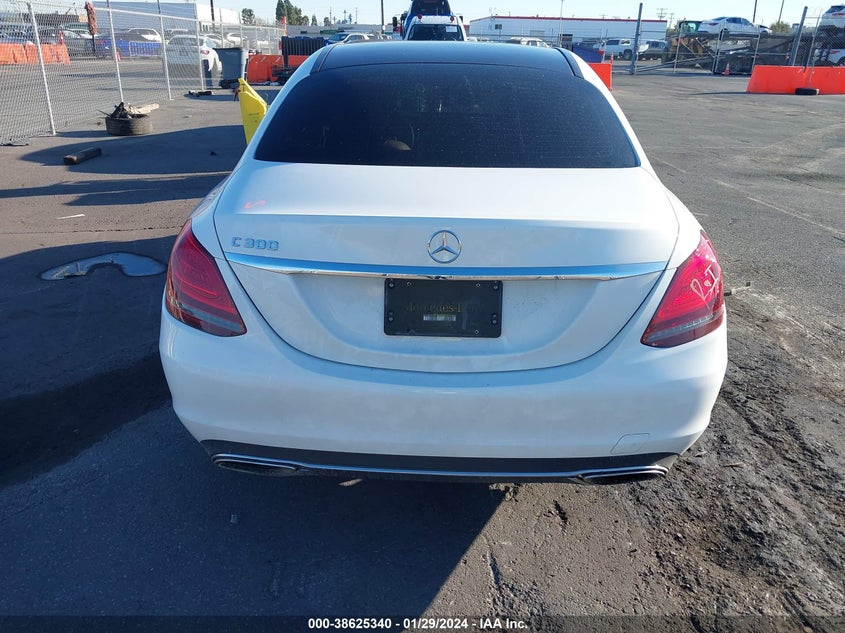 VIN W1KWF8DB1MR613674 2021 MERCEDES-BENZ C 300 SEDAN
