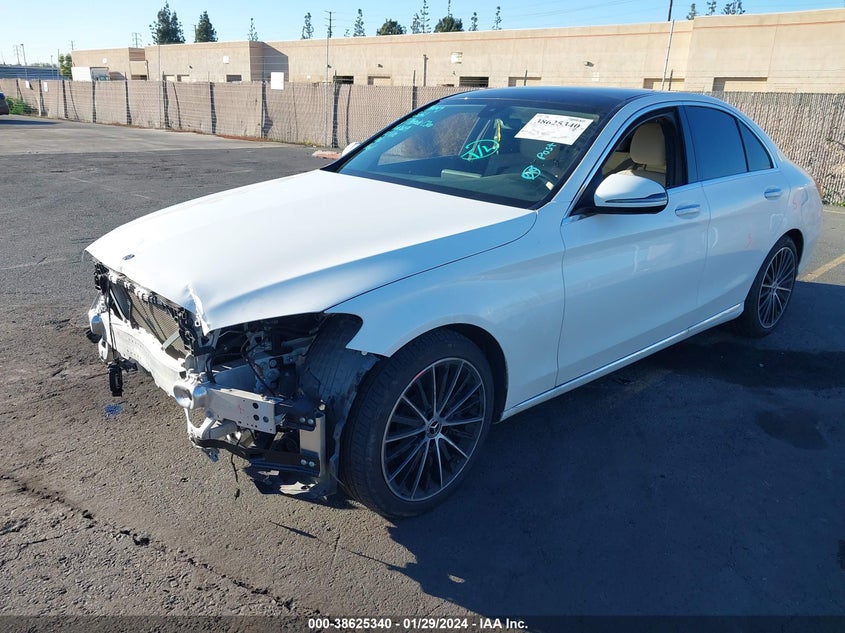 2021 MERCEDES-BENZ C 300 2.0L I-4 DI, DOHC, V(VIN: W1KWF8DB1MR613674
