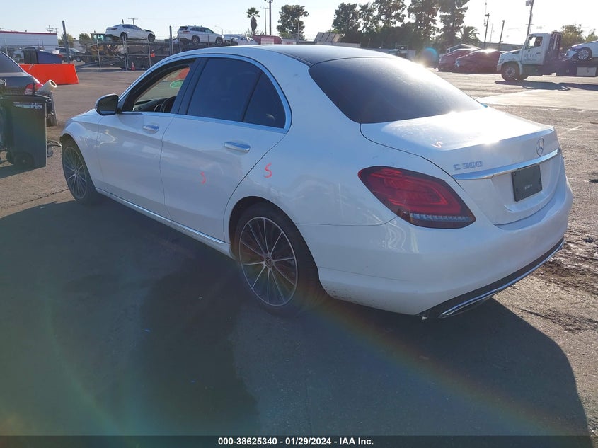 2021 MERCEDES-BENZ C 300 2.0L I-4 DI, DOHC, V(VIN: W1KWF8DB1MR613674