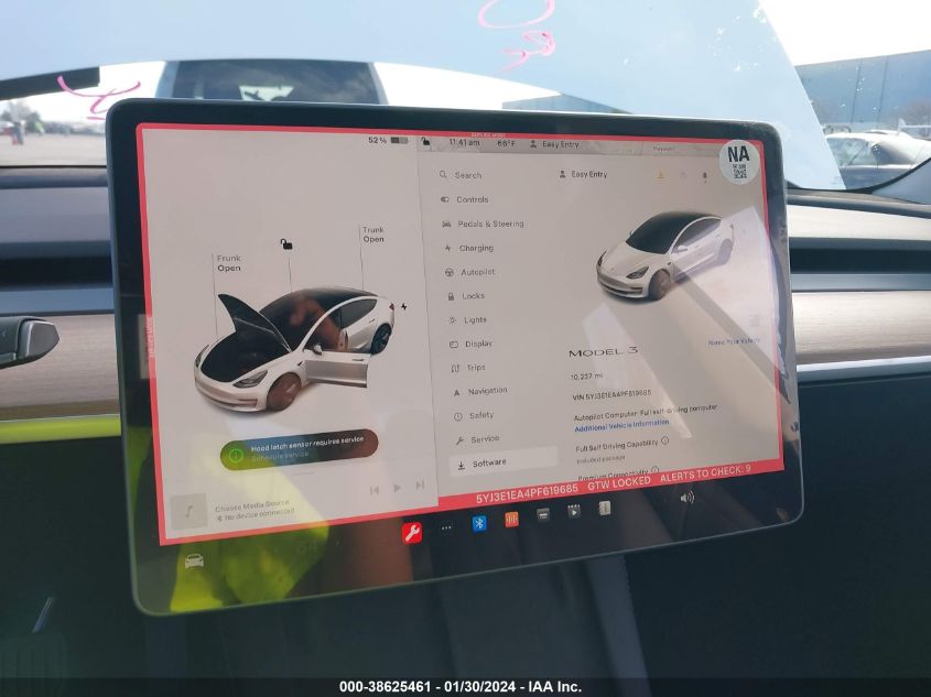 2023 TESLA MODEL 3 - 5YJ3E1EA4PF619685