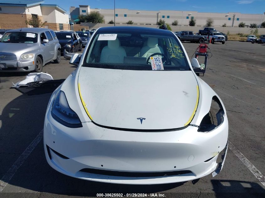 2021 TESLA MODEL Y LONG RANGE DUAL MOTOR ALL-WHEEL DRIVE - 5YJYGDEE7MF096470
